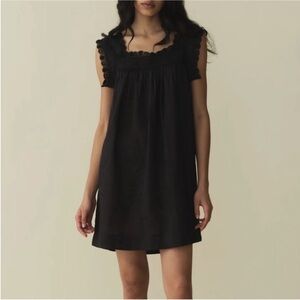 Doen Black Mini Almada dress